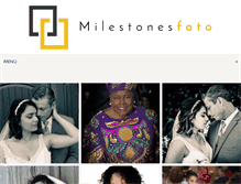 Tablet Screenshot of milestonesfoto.com